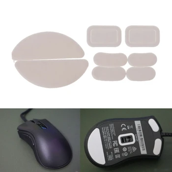 

2 Sets/pack Tiger Gaming Mouse Feet Mouse Skate For Razer Deathadder V2 Mini Mouse White Mouse Glides Curve Edge