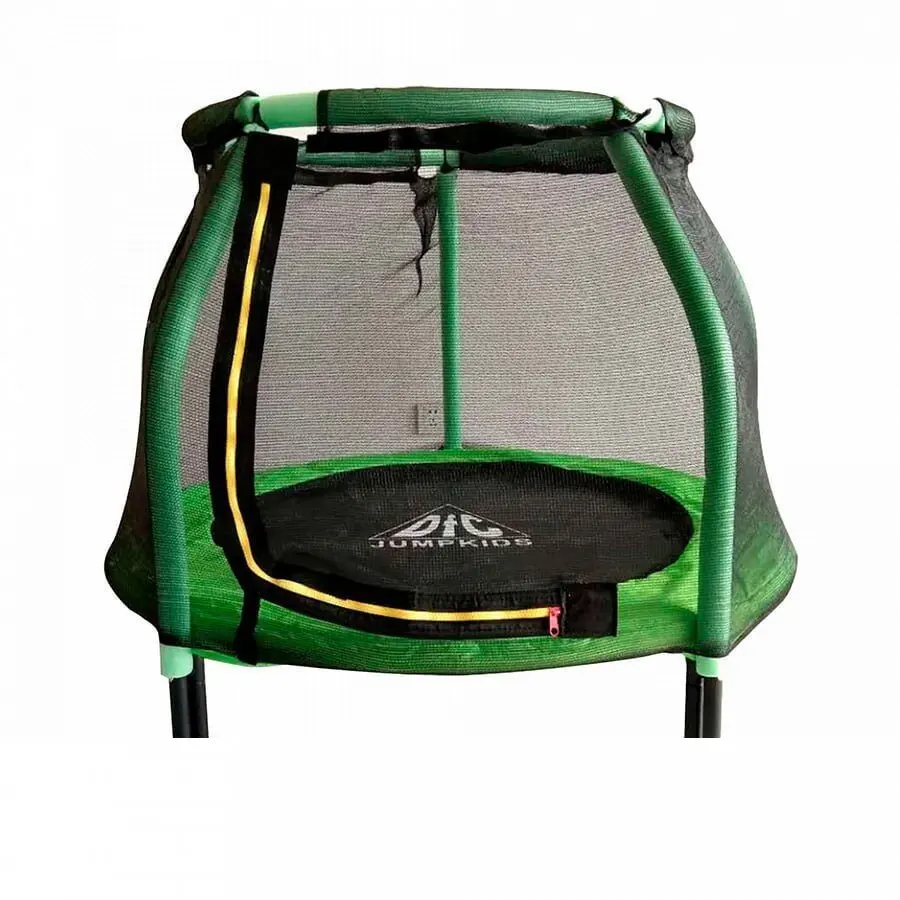 Батут детский DFC JUMP KIDS 48&quot диаметр 120 см cветло-зеленый с сеткой | Спорт и