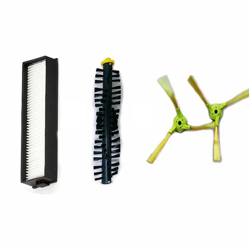 

7pcs/set Side Roller Brushes Filter Mop Cloth For Hom Bot VR6260LVM Vacuum Replaces Parts Household Cleaning Tools