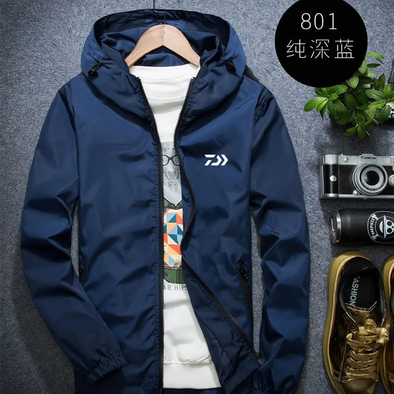 Hoodie dos Homens Jaquetas de Pesca Roupas de Pesca Camisa de Pesca Nova Daiwa Camuflagem Fina Primavera Esporte Caça Cabolsa Masculino M-7xl 27 pesca camisa de caça casaco masculino M-7XL