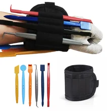 

Universal Car Wrap Magnetic Wristband Tools Bag For Holding Window Tint Squeegee Scraper Knife Wrapping Film Magnet Waist Bags
