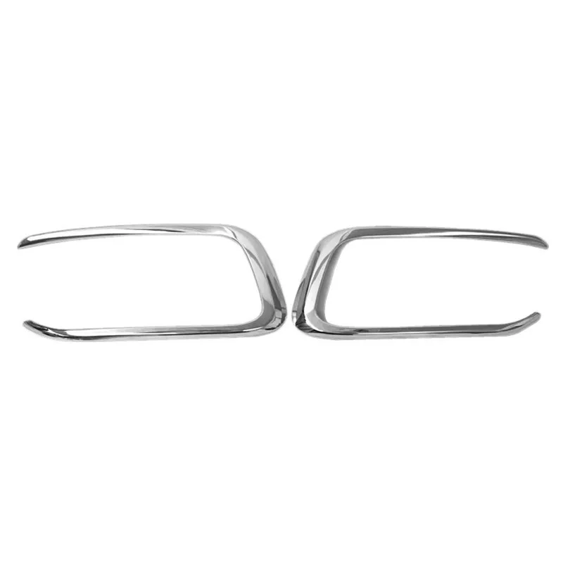 ABS Chrome For Citroen Elysee C-Elysee 2017 accessories Car front fog lamps lights Cover Trim car styling 2pcs