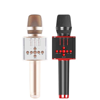 

2020 Bluetooth Karaoke Microphone Wireless Microphone Professiona Speaker Handheld Microfone Player Singing Recorder Mic