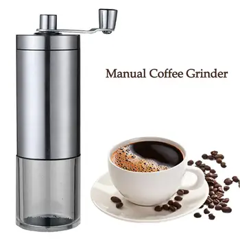 

Manual Coffee Grinder Adjustable Coffee Grinder Stainless Steel Whole Bean Burr Coffee Grinder With Telescopic Handle Abrader