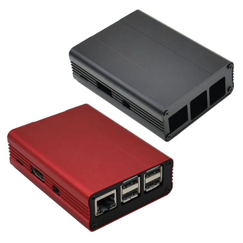 Премиум малиновый чехол алюминиевый корпус для Raspberry Pi 3B+/3/2B