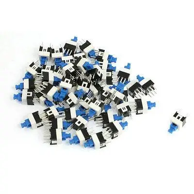 

50 Pcs Momentary Type 6 Pin Torch Push Button Switch 7x7mm Hhvnl