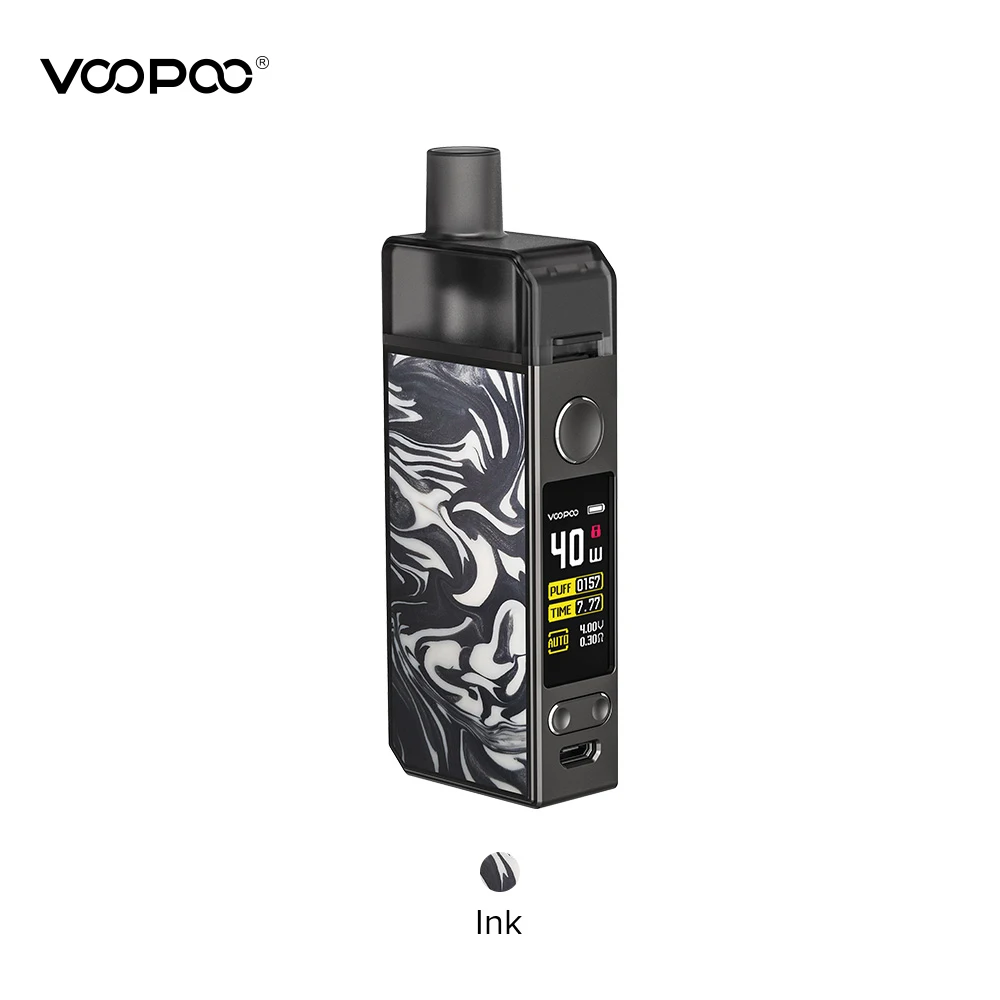 Стартовый набор VOOPOO NAVI, ручка для электронной сигареты, 1500 мА/ч, ремонтный набор для системы, 3,8 мл, картридж для электронной сигареты NAVI VS Pasito Magico - Цвет: Ink