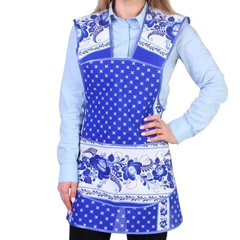 

Apron "Gzhel", souvenir, okrug, with pocket 3292711