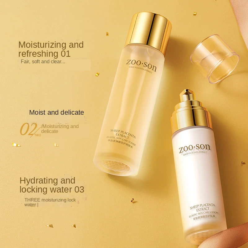 Sheep Placenta Anti-aging Repair Firming Facial Toner Skin Care Moisturize Lotion Fades Wrinkles Oil Control Brighten Face Tonic