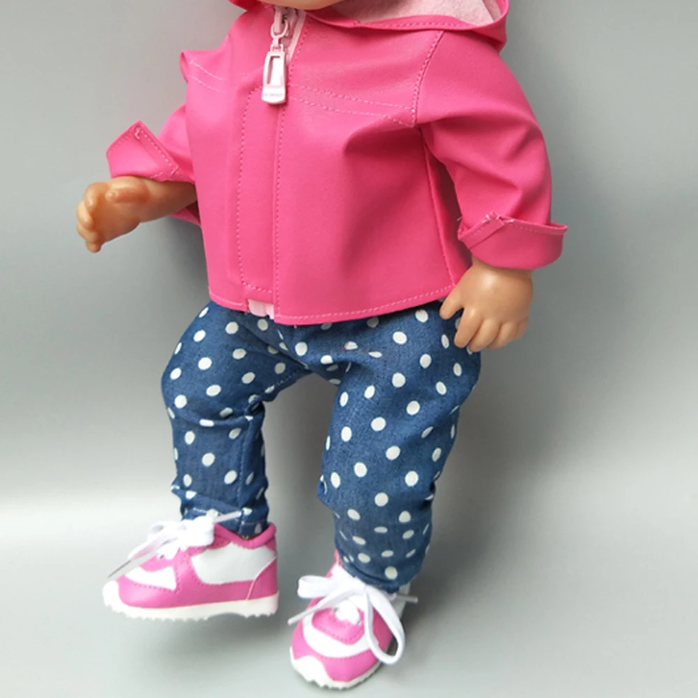 Кукольная одежда брюки для 43 см ухода за ребенком мам Baby Doll куртка из