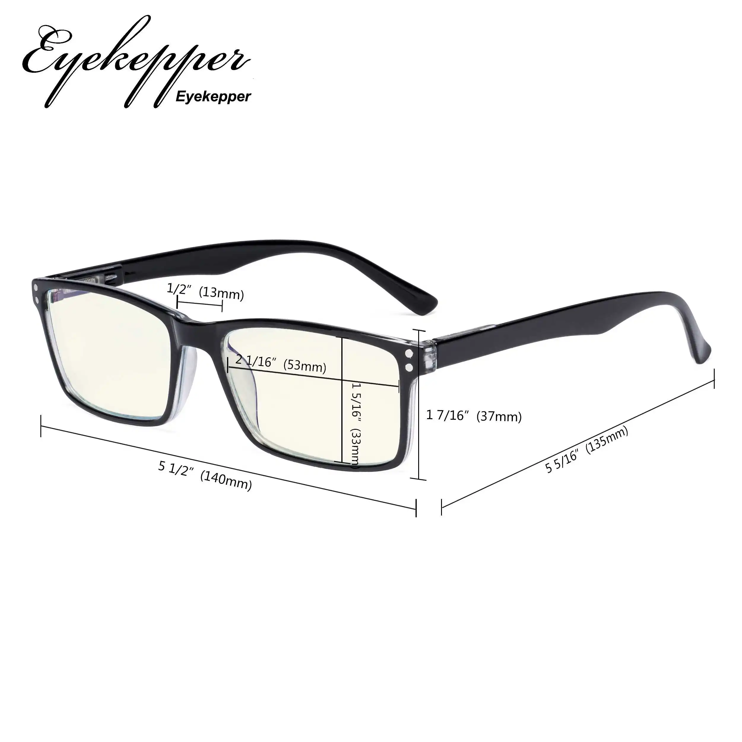 UVR802 Eyekepper компьютерные очки-синий светильник чтения фильтров-UV420 защита стильное качество пружинные петли очки для чтения