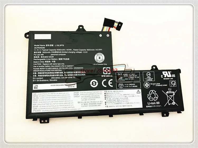 GYIYGY L19L3PF8 11,1 V 4050mAh 45Wh Аккумулятор для ноутбука lenovo