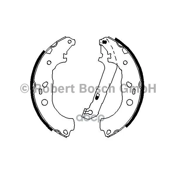 Колодки Тормозные Барабанные Premium 1 Bosch арт. 0986487696