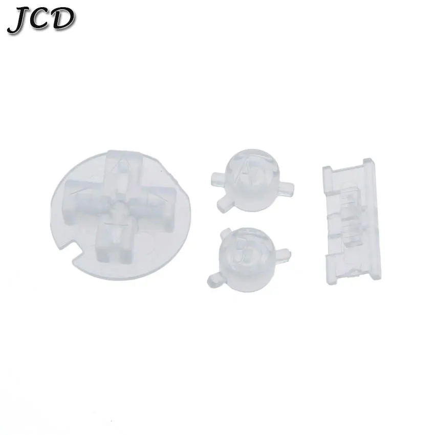 clear JCD пластиковые кнопки включения выключения для Gameboy color GBC цветные кнопки для GBC D колодки A B кнопки - Цвет: clear