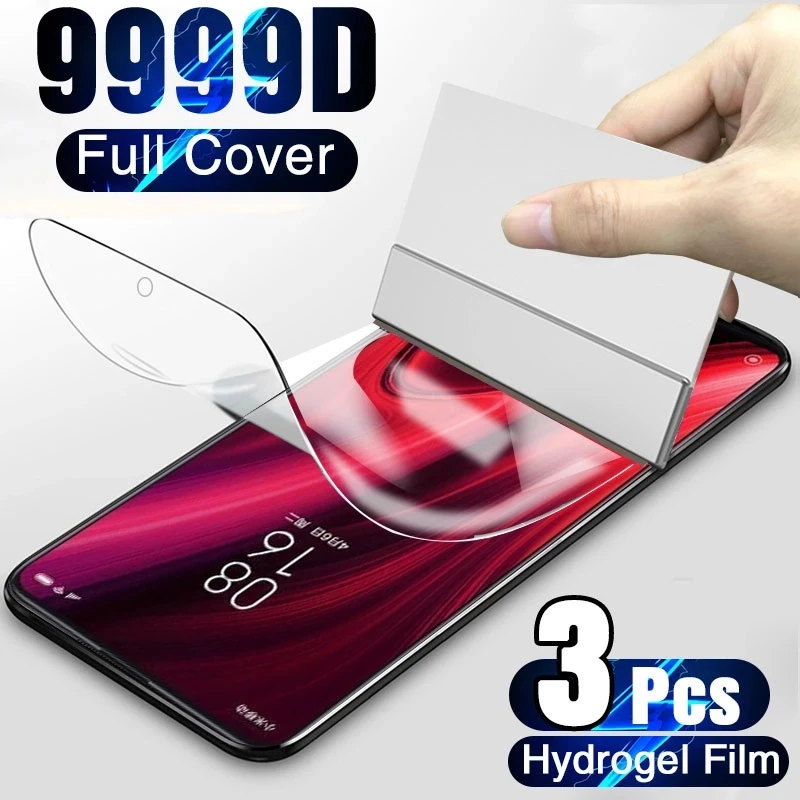3pcs Hydrogel Film Screen Protector For Google Pixel 6 5 4 3 Pro 3a 4a