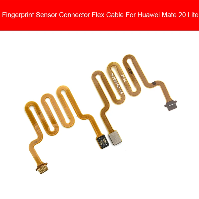 Разъем датчика отпечатков пальцев гибкий кабель для huawei mate 30 10 20 20X Pro Lite RS кнопка Home Touch ID сенсор гибкий ленточный кабель