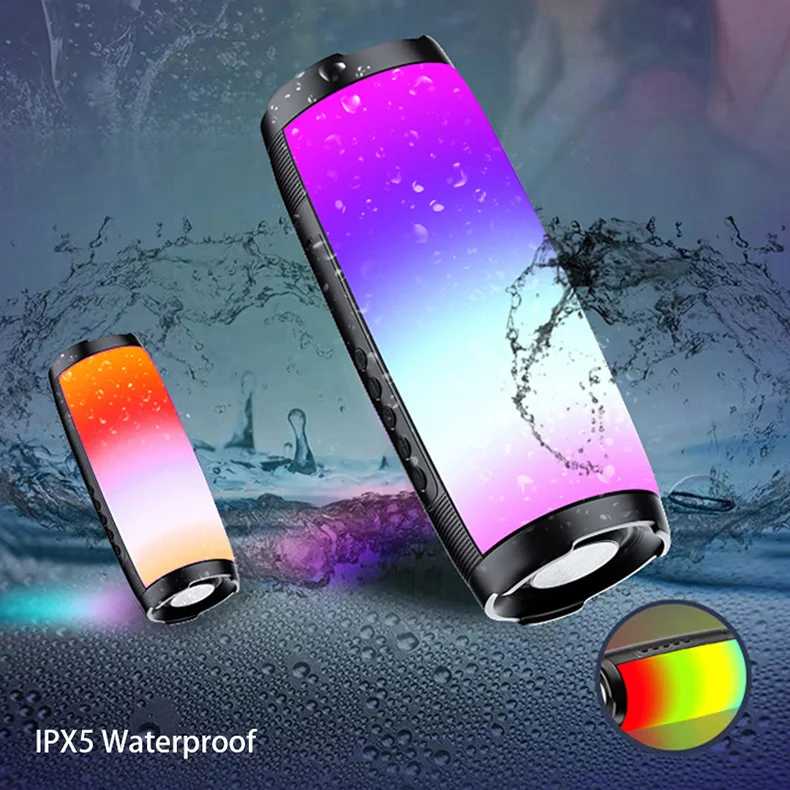 Portable Speakers Bluetooth Column Wireless Bluetooth Speaker Powerful High BoomBox Outdoor Bass HIFI TF FM Radio with LED Light Portable Speakers Bluetooth Column Wireless Bluetooth Speaker Powerful High BoomBox Outdoor Bass HIFI TF FM Radio with LED Light