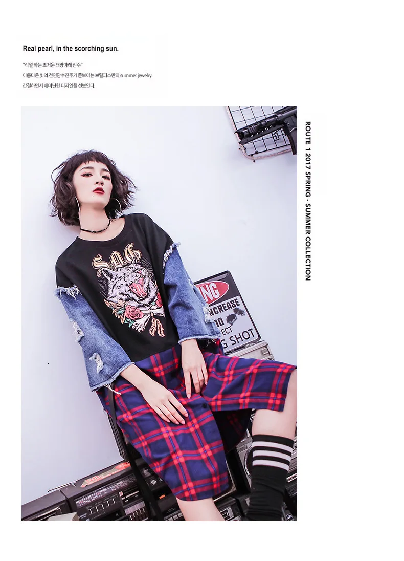 Max LuLu/Осенняя мода в Корейском стиле для девочек; клетчатая уличная одежда; женские джинсовые платья в стиле панк с открытыми плечами и отверстиями; Vestidos; женская пикантная одежда