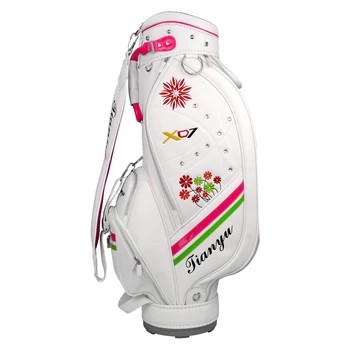 

Women Standard Golf Bag Waterproof Golf Cart Bag Large Capacity Ball Staff Airbag Bags with Shoulder Strap D0641