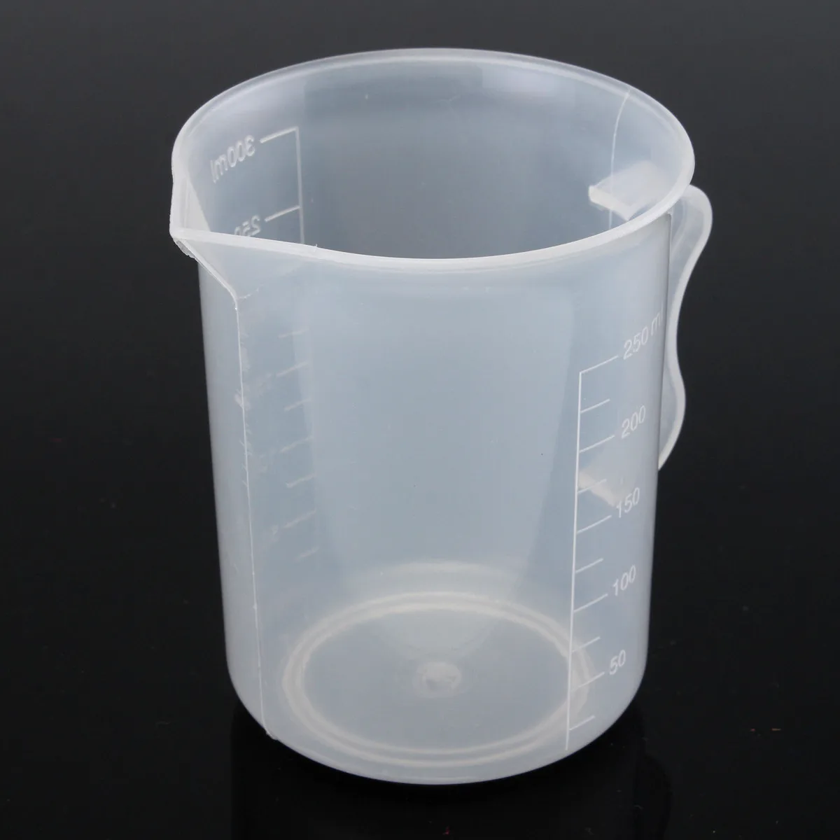 New 250ml Plastic Measuring Cup Clear Double Graduated Cylindrical Measuring Jug Lid Measuring Tools Baking Kitchen Accessories
