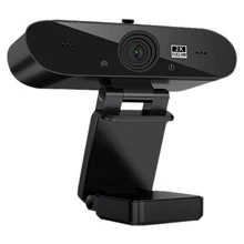 Webcam Ultra claire 2K, caméra en direct, 4MP, Microphone intégré, Protection de la vie privée, USB, sans pilote