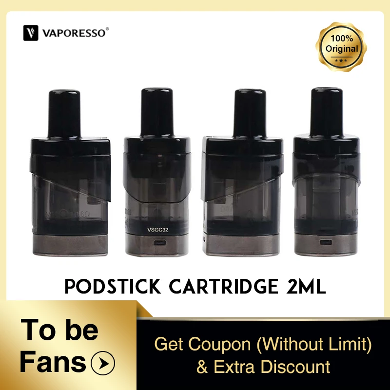 Vaporesso PodStick картридж 2 мл электронная сигарета набор Pod система коробка мод для RTA