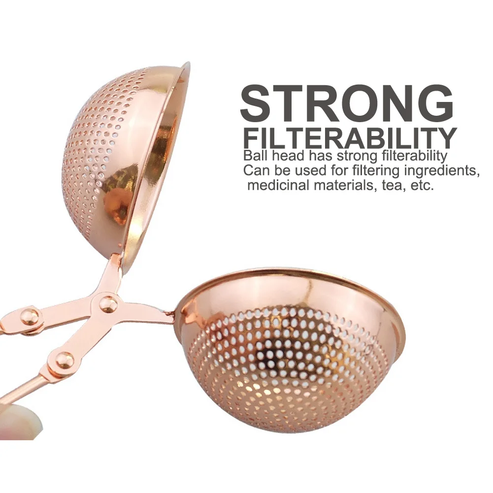 

Telescopic Metal Tea Bag Adjustable Reusable Tea Strainer Ball Stainless Steel Teapot Tea Infuser Filter Spice Tea Accessories