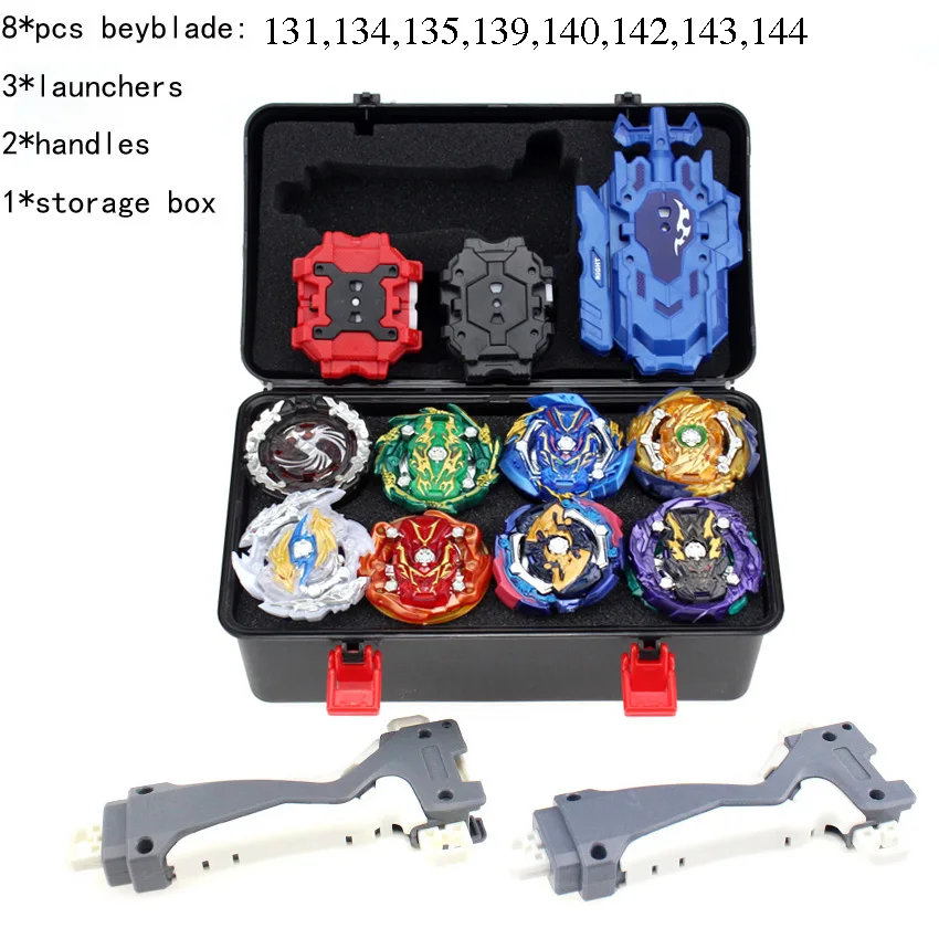 

TAKARA TOMY Combination Beyblade Burst Set Toys Beyblades Arena Bayblade Metal Fusion 4D with Launcher Spinning Top Toys AA