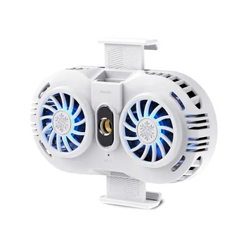 

Smartphone Cooling Fan Portable Phone Fan for PUBG Mobile Game Mute Cooler Radiator for iOS Android Smartphone for Vlog Living