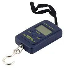 OcioDual баланс Bascula цифровой ручная роспись с легкий вес чемоданы для рыбалки охоты hasta черный ЖК-дисплей Вес 40 кг ИК багажа Черный цвет; 40 кг