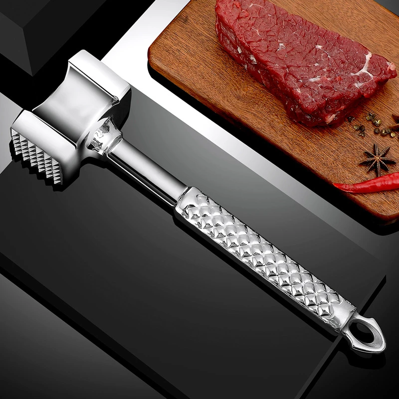 Stainless Steel Meat Hammer Kitchen Gadgets Multifunction Two Sides Loose Meat Tenderizers