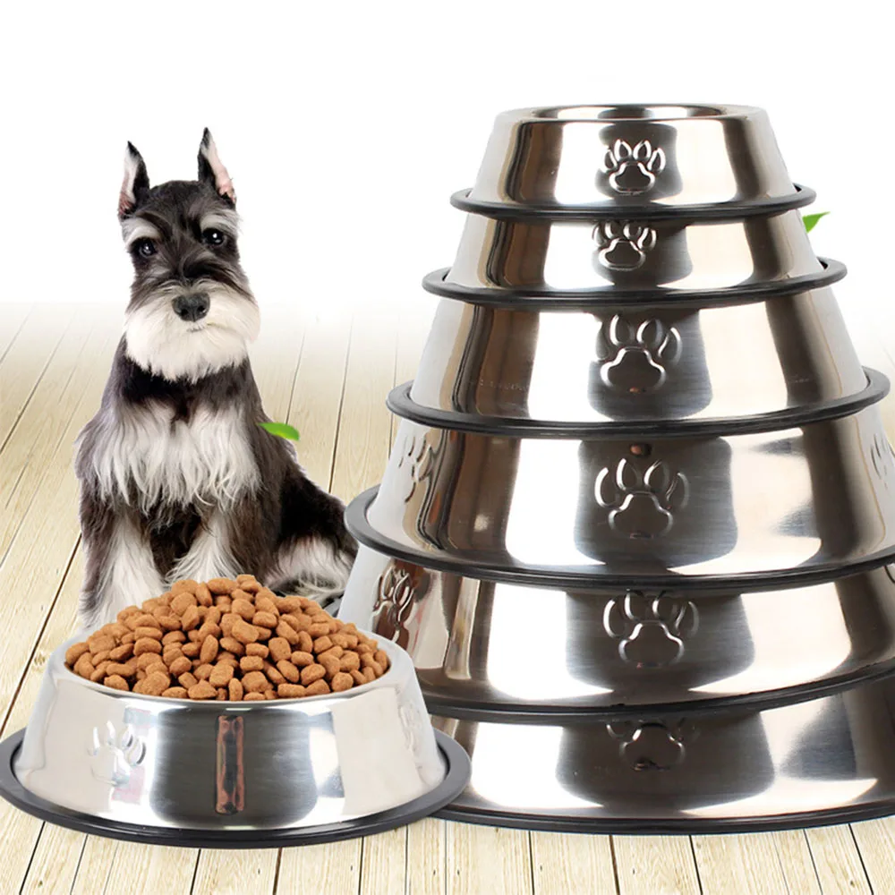 Stainless Steel Dog Bowls Fast Eaters Stainless Steel Spill Dog Water