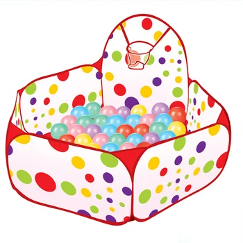 

Baby Gifts 1M ball pool shooting with 50pcs balls game house ball pool Children's Play Toy tent Portable Ocean Ball Pit Pool