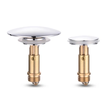 

Chrome Easy Up Basin Waste Bathroom Sink Push Button Click Clack Plug Bolt Bath Accessories
