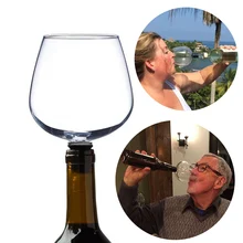 Креативный бокал для красного вина, хрустальный стакан для вина, бутылка для напитков, пробка, превращает вашу бутылку вина в вашу посуда для вина, бокал