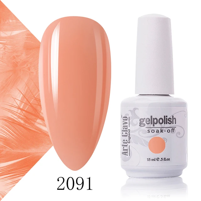 Arte Clavo 131 Colors Gel Polish Nail Gel Varnish Paint Semi Permanent Nails Art Gel Nail Polish For Manicure Top Coat Base Coat 2091