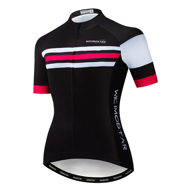 thumbnail image 1 of Maillot de ciclismo Weimostar Flower para mujer, ropa de ciclismo de equipo profesional, maillot de ciclismo de verano para bicicleta de montaña, camiseta de ciclismo de secado rápido, 1 of 5