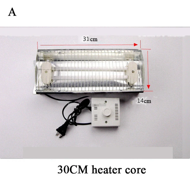 Heater core replacement heating core fireplace heating coil heating wire  glass tube heating element electric heating tube - AliExpress