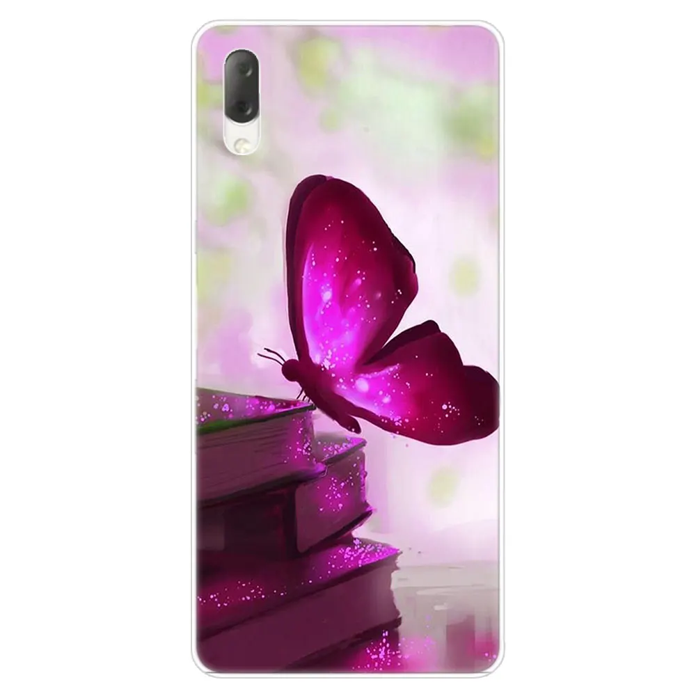 003 Милое Платье с бабочками и цветами жесткий чехол для Sony Xperia L1 L2 L3 X XA XA1 XA2 XA3 ультра 10 плюс E5 XZ XZ1 XZ2 компактный XZ3 XZ5 2 20 крышка - Цвет: 003