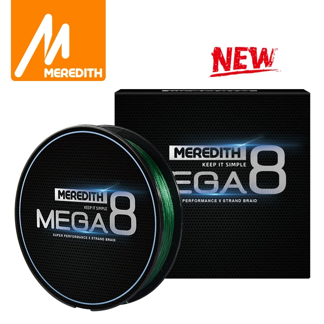 MEREDITH Brand MEGA 8X Fishing Line 150M 8 Strands Braided Fishing