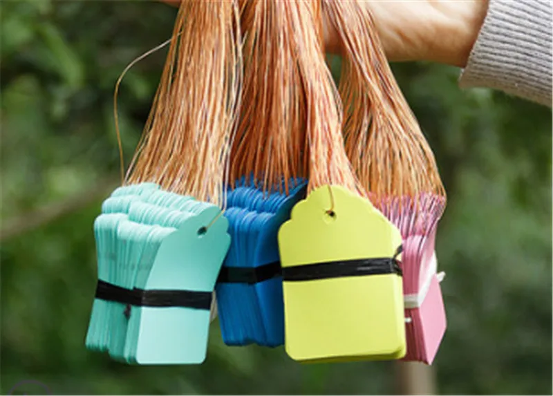 100 PCS Garden Labels Hanging Plant Labels Classification writing plate board Nursery Pots Garden Plant Seedling Mark Tools garden labels flower plant labels plant markers