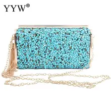 Новое прибытие приравненный Свадебный маленький кошелек день вечерний клатч Сумки кисточки роскошные женские клатчи сумка с сумки через плечо на цепочке