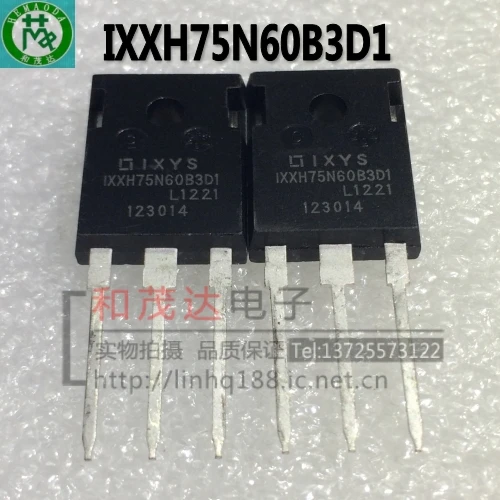 2шт/IXXH75N60B3D1 600V75A TO-247