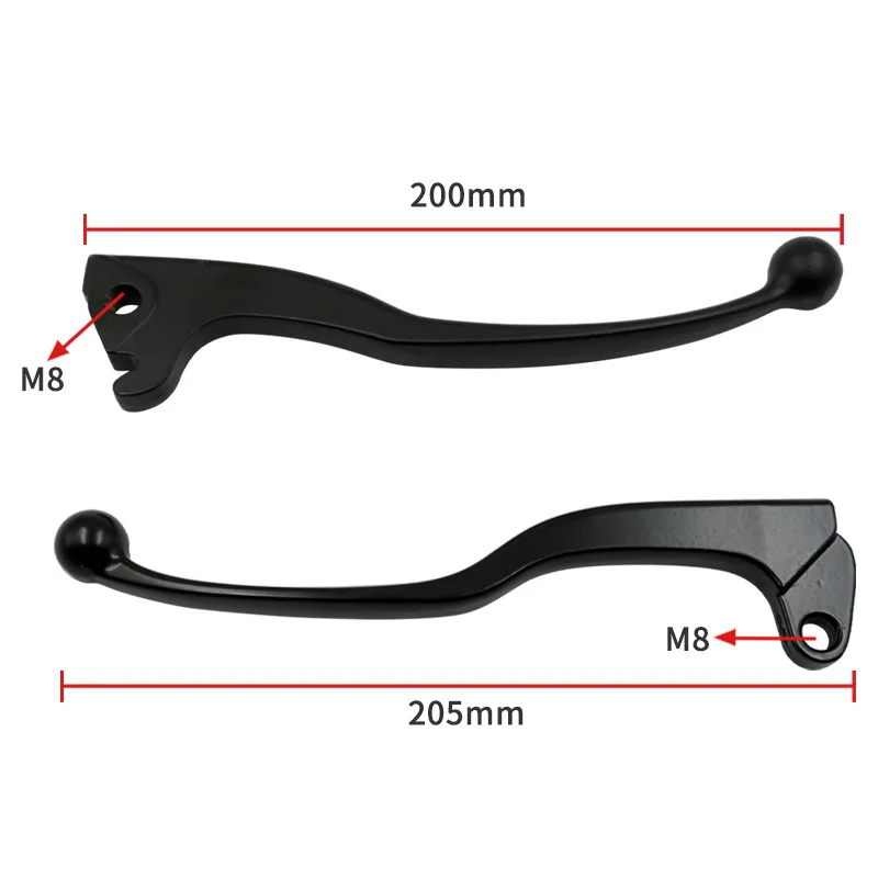 Motorcycle Brake Clutch Lever Brake Lever For Yamaha YBR 125 2005-2015 YBR125 125CC 1pair motorcycle brake lever