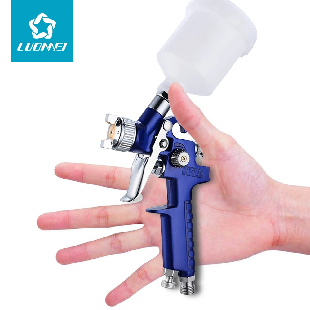 

LUOMEI portable airbrush for cake decorating lvlp paint spray gun min paint tools tornador pistola de pintura automotiva