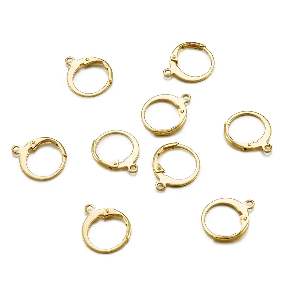 Серьги кольца из нержавеющей стали 304 20 шт. крючки для ушей аксессуары