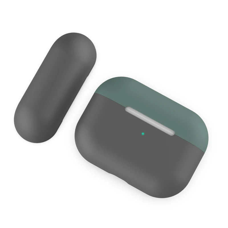 2+ 1 силиконовый чехол для Apple Airpods Pro, чехол для Apple AirPods Pro, беспроводные Bluetooth наушники, мягкий Чехол Air Pods Pro - Цвет: 01