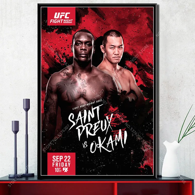 G519 художественный Декор UFC Конор Макгрегор MMA борьба события Горячая игра стены искусства холст Картина шелк плакат - Цвет: Picture 6