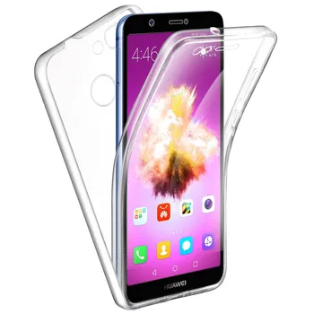 

TBOC case for Huawei P Smart (5.65 ") - Full Clear Case [Silicone TPU] Double Face [360 Degree] Proteccion Mobile