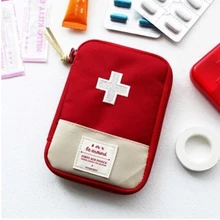 Открытый аптечка первой помощи, медицинская сумка для лекарств, лекарств, таблеток, домашний автомобильный набор для выживания, чехол, маленький 600D Оксфорд чехол